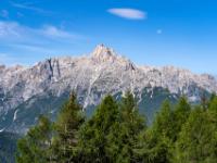 Blick von der Helm Bergstation zum Haunold Massiv